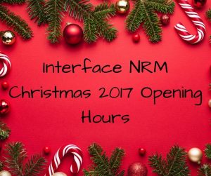 Interface NRM Christmas 2017 Opening Hours